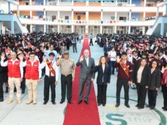 Fortalecen la prevención y seguridad escolar en el colegio Alfonso Ugarte