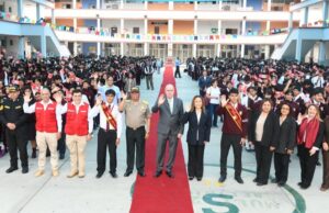 Fortalecen la prevención y seguridad escolar en el colegio Alfonso Ugarte