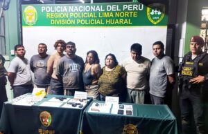 PNP captura a ocho miembros de la banda criminal “Los Lobos de Huaral”