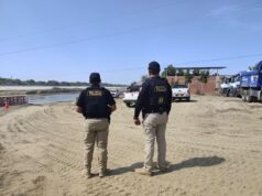 Intensifican acciones de seguridad para garantizar ejecución de obra de descolmatación del río Piura