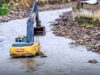 Gorehco limpia río Vizcarra para reducir riesgos ante el fenómeno El Niño en Dos de Mayo