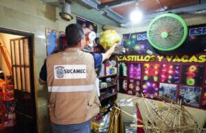 Sucamec clausura taller clandestino e incauta pirotécnicos ilegales en Comas