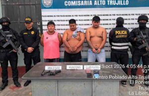 11 detenidos y cerca de 600 cartuchos de dinamita incautados en las últimas horas en La Libertad