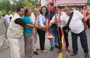 San Martín puso en servicio carretera asfaltada que conecta a Cañuto y Nuevo Horizonte