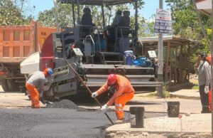 Obra vial del Jr. Miraflores en Moyobamba alcanza el 52% de avance en su ejecución